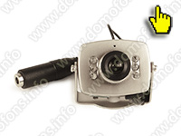 Беспроводной видеоглазок с дополнительной миниатюрной камерой Radio DVR + C-208 видеокамера С-208